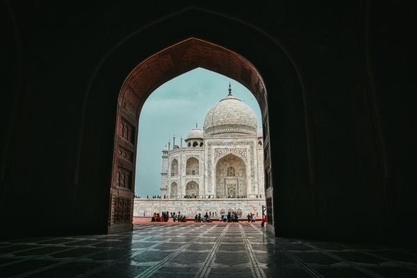 Taj Mahal Agra smartphone