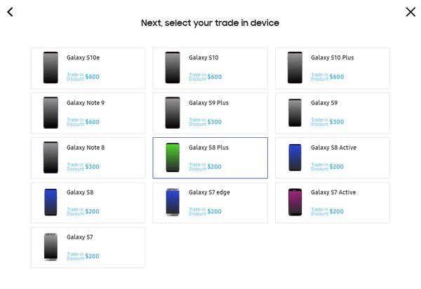 Samsung Galaxy Note 10 inruiltoestellen