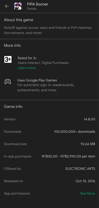 Google Play Store Last Updated