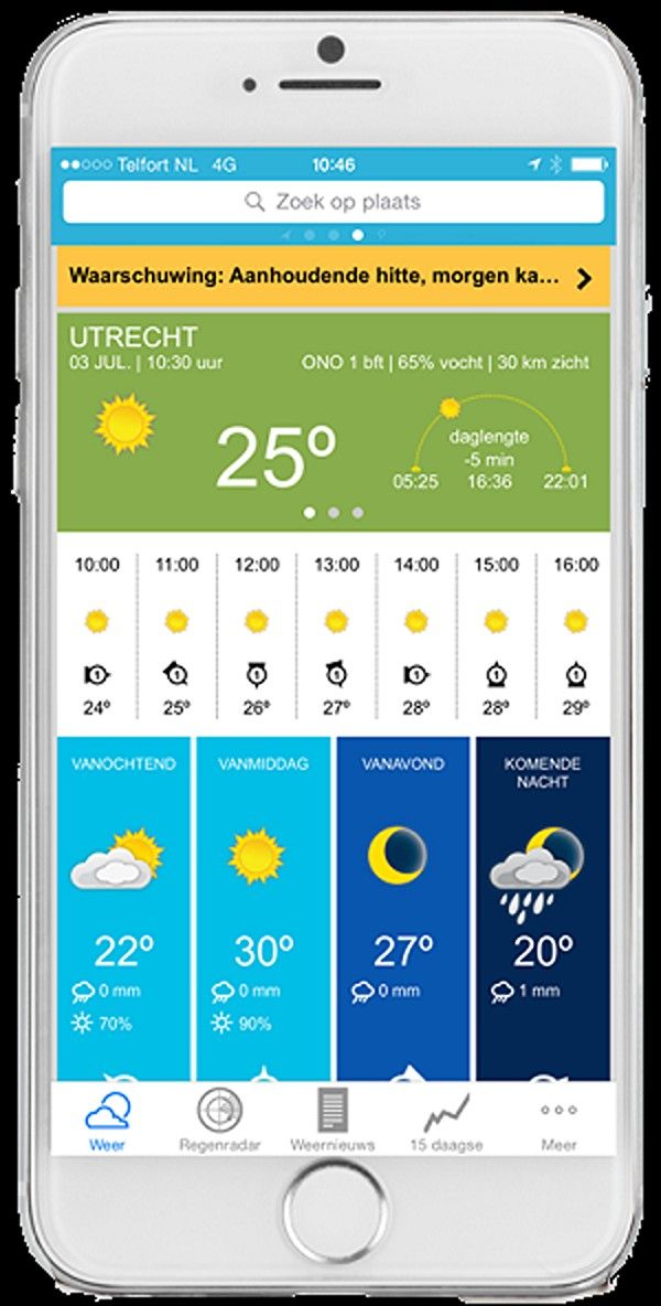 Gaat het regenen? Dit zijn de beste weer-apps