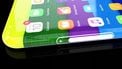 iPhone met een ontwerp van volledig glas