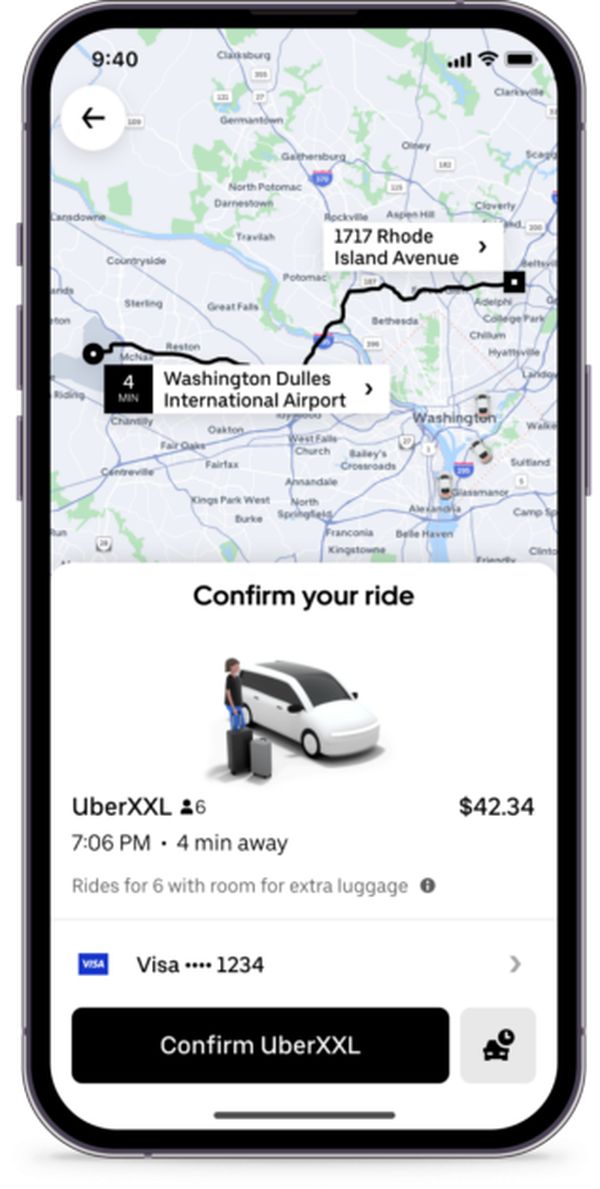 Uber lanceert nieuwe dienst naar Schiphol Airport