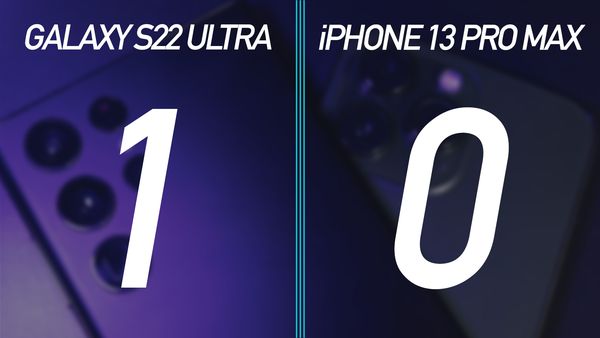 Galaxy S22 Ultra против 13 Pro Max