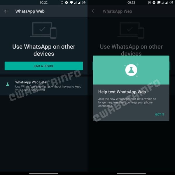 WhatsApp Web geen smartphone