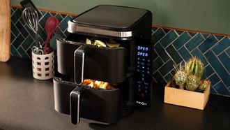 Action stunt met de ideale dubbele airfryer