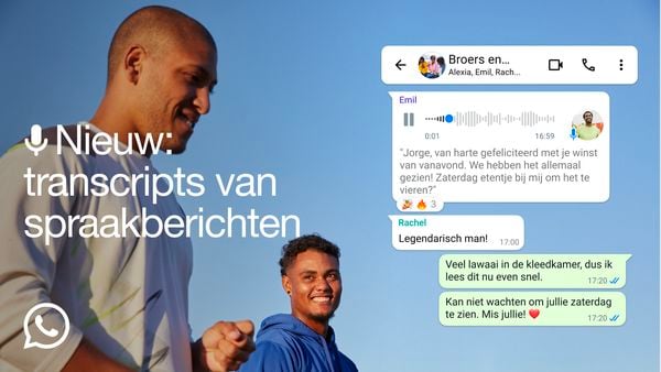 Spraakberichten op WhatsApp omzetten naar tekst werkt beter op iPhone dan op Android