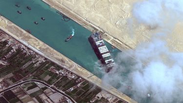 Suez Kanaal Ever Given kanaal