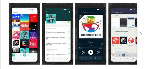 Pocket Casts voor Android Auto